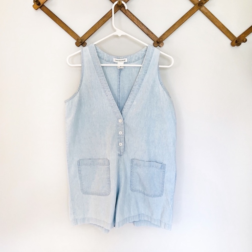 Vintage 90’s Chambray Romper